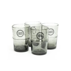 Drinking glass Bubble small – grey
