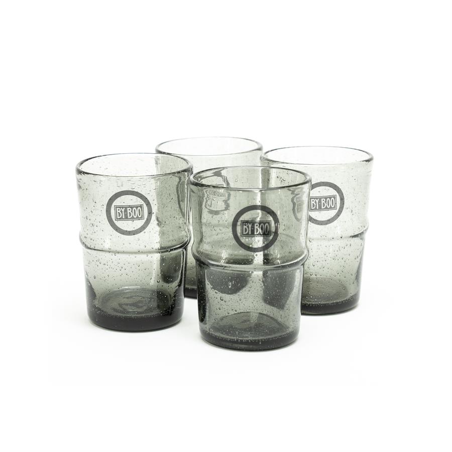Drinking glass Bubble small – grey