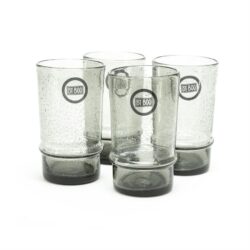 Drinking glass Bubble large – grey