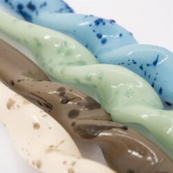 Swirly – blue (pack of 4)