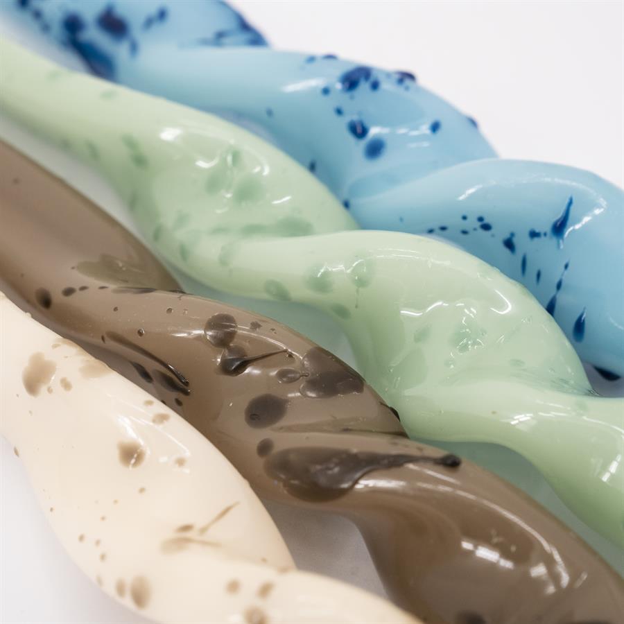 Swirly – blue (pack of 4)