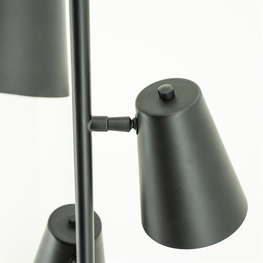 Floor lamp Cole – black