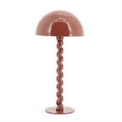 Table lamp Luox – coral red