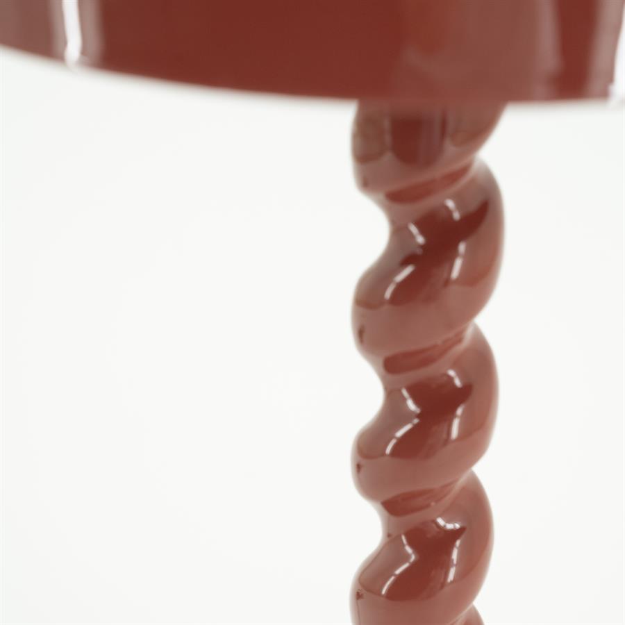 Table lamp Luox – coral red