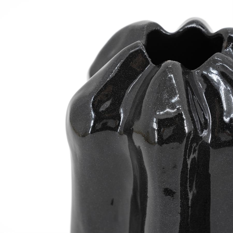 Vase Alba large – black