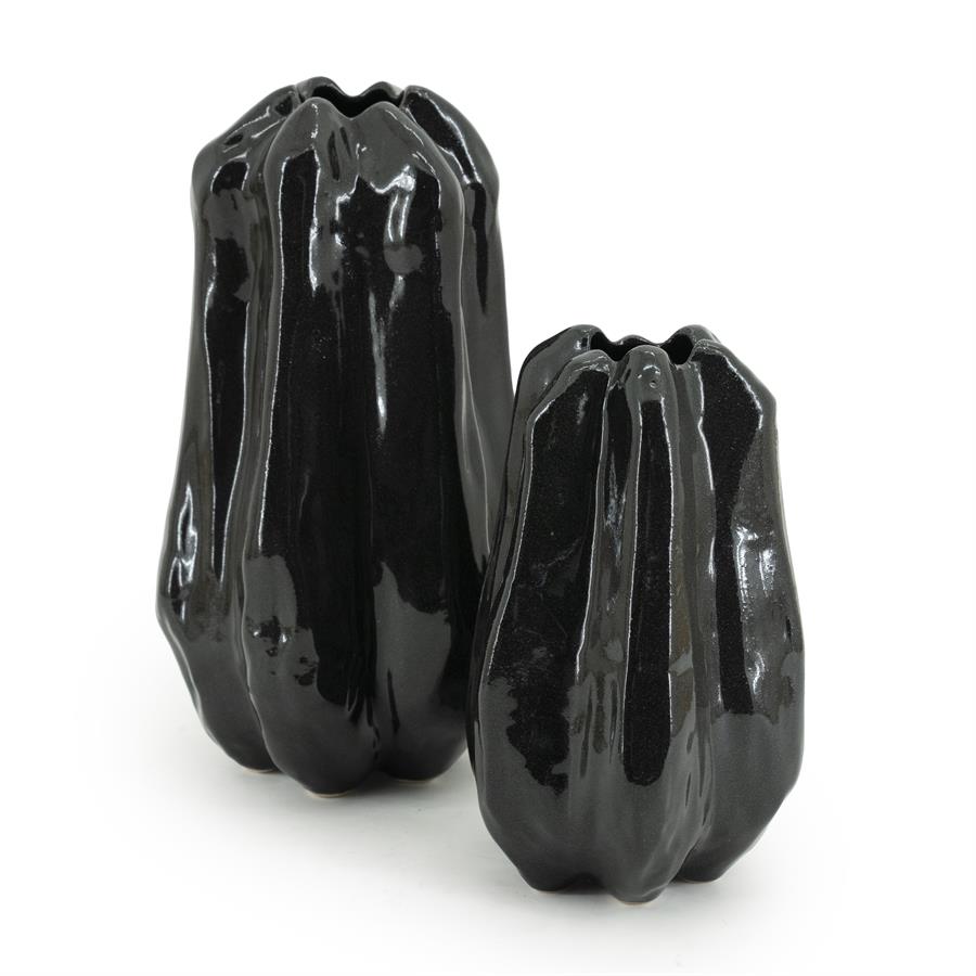 Vase Alba large – black