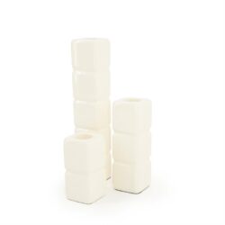 Candle holder Cube – beige