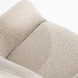 Bliss with armrest – beige