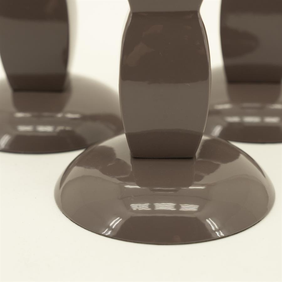 Candle holder Prinz – dark taupe