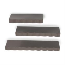 Wall shelf Prinz – dark taupe