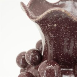 Vase Viro – burgundy