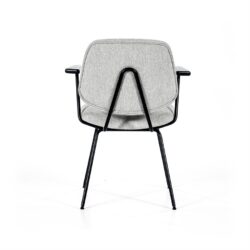 Stoel Lynn met arml – grijs fletcher