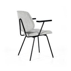 Stoel Lynn met arml – grijs fletcher