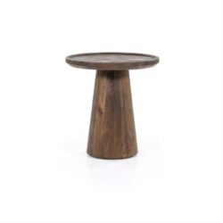 Bijzettafel Ron 46×49 – bruin