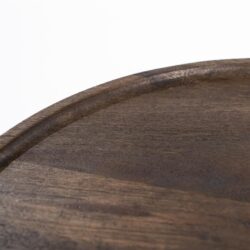 Bijzettafel Ron 46×49 – bruin