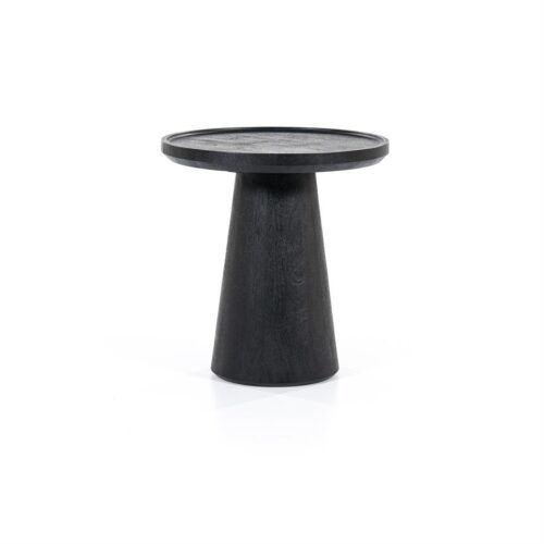 Bijzettafel Ron 46×49 – zwart
