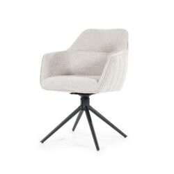 Stoel Jeff – taupe Bogda