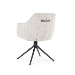 Stoel Jeff – taupe Bogda