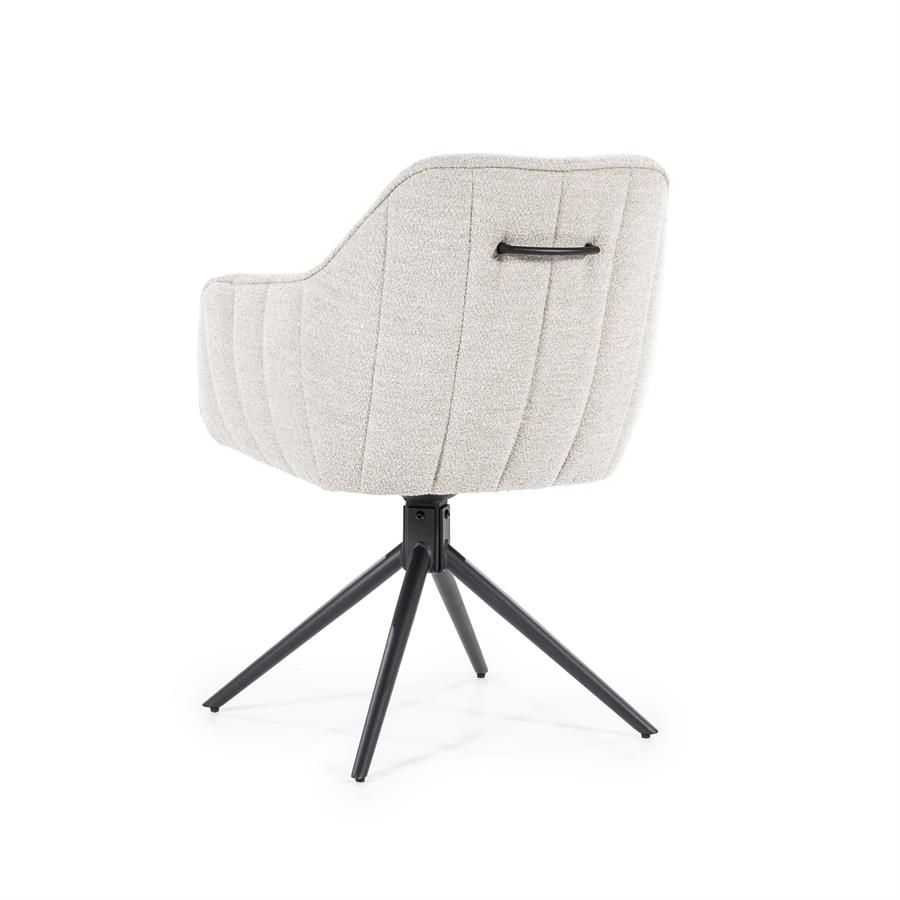 Stoel Jeff – taupe Bogda