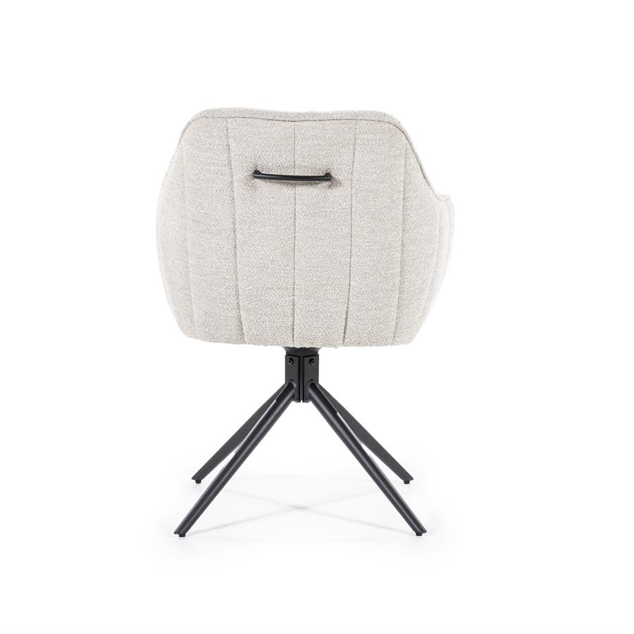 Stoel Jeff – taupe Bogda