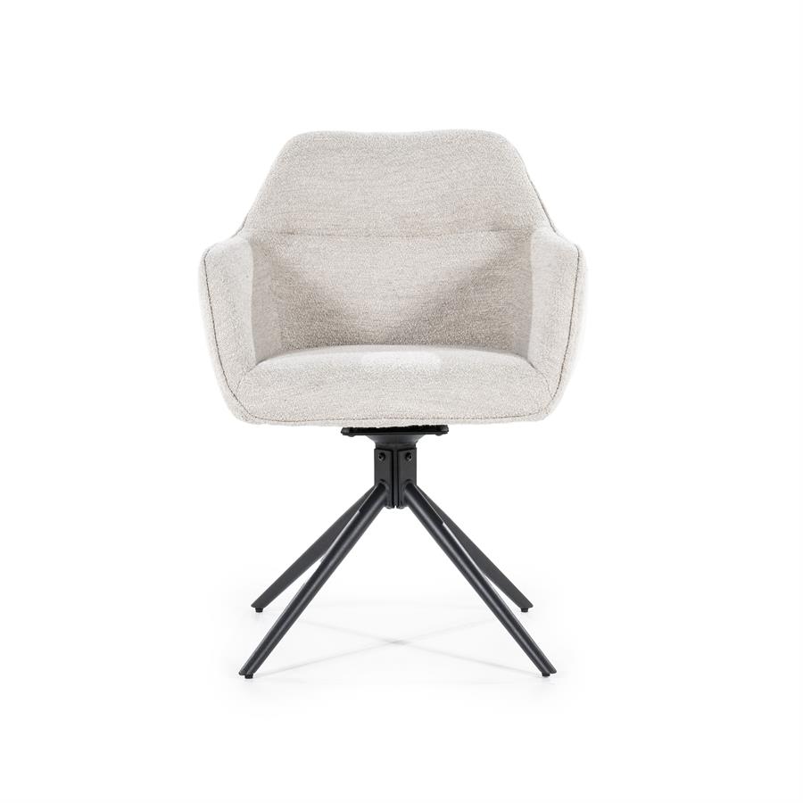 Stoel Jeff – taupe Bogda