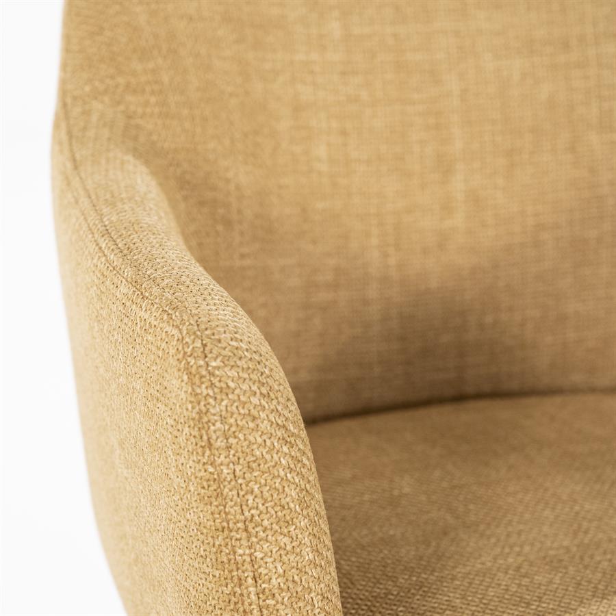 Stoel Paul – mosterd Linea