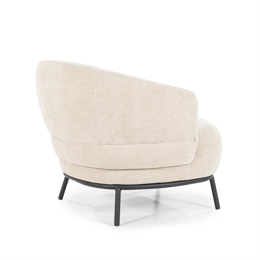 Fauteuil David – taupe Safari