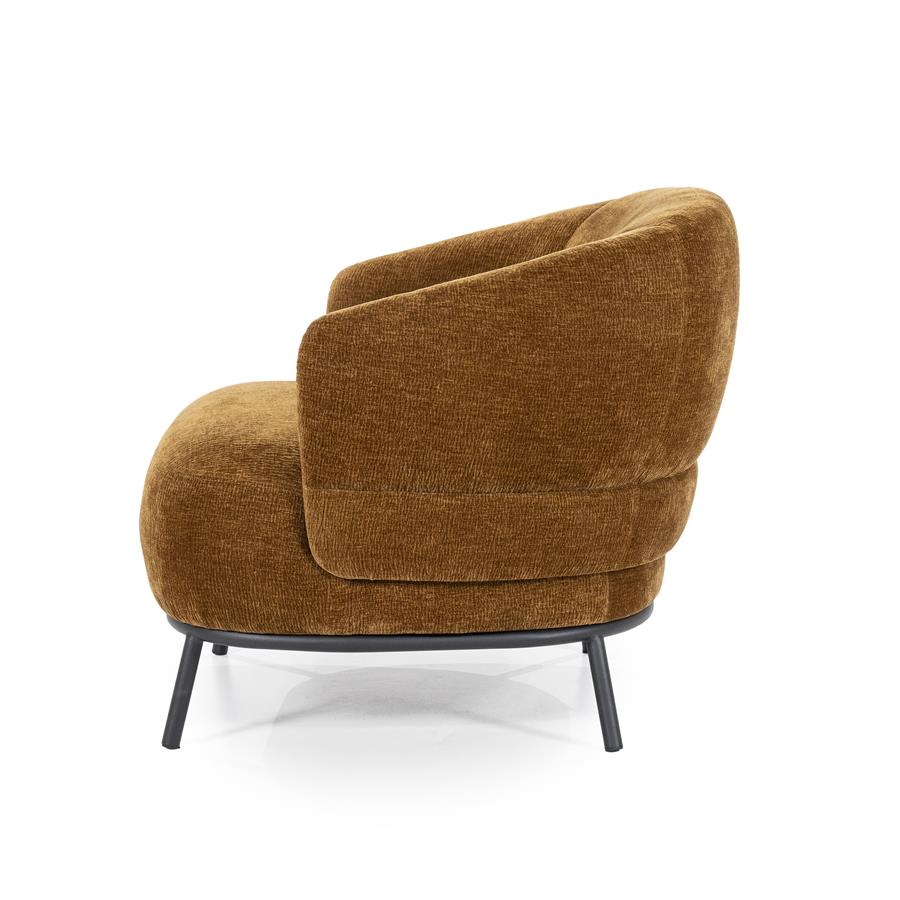 Fauteuil David – mosterd Safari