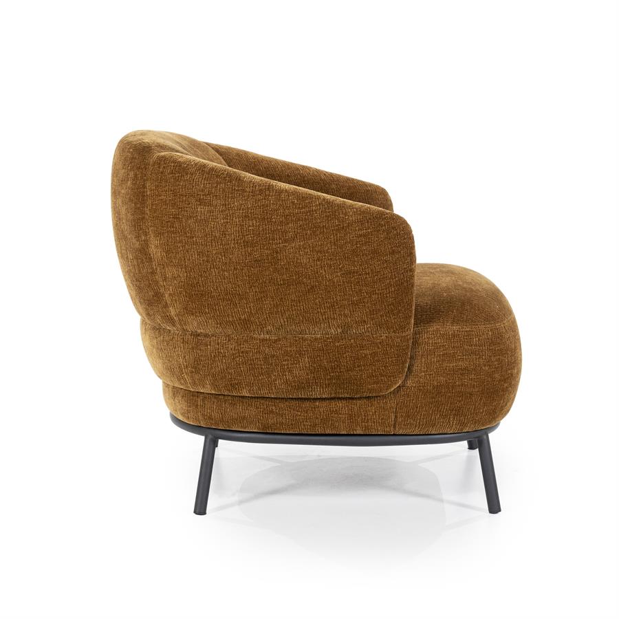 Fauteuil David – mosterd Safari