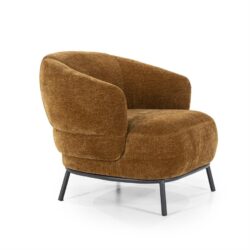 Fauteuil David – mosterd Safari