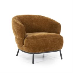 Fauteuil David – mosterd Safari