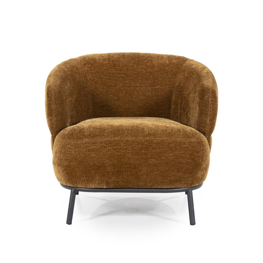Fauteuil David – mosterd Safari
