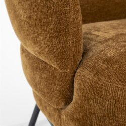 Fauteuil David – mosterd Safari