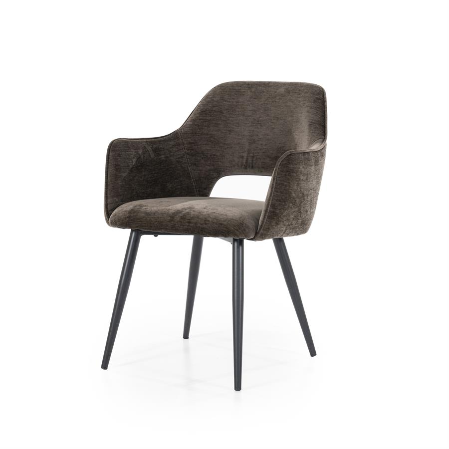 Stoel Esmee met arml. – bruin Mellow