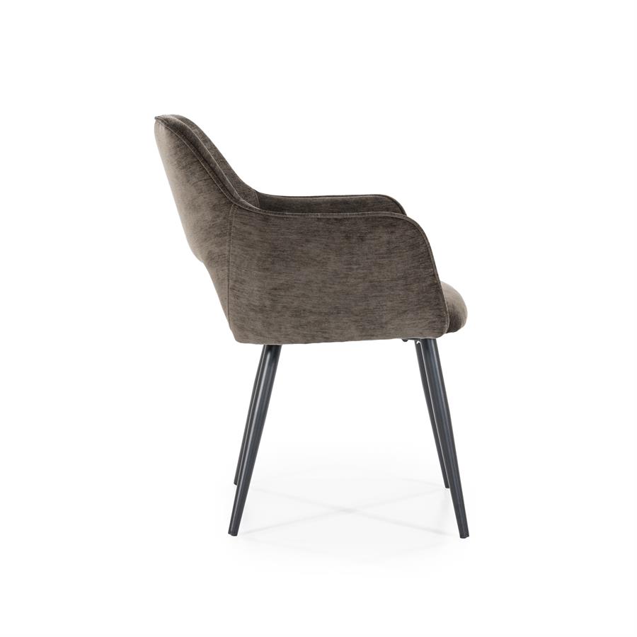 Stoel Esmee met arml. – bruin Mellow