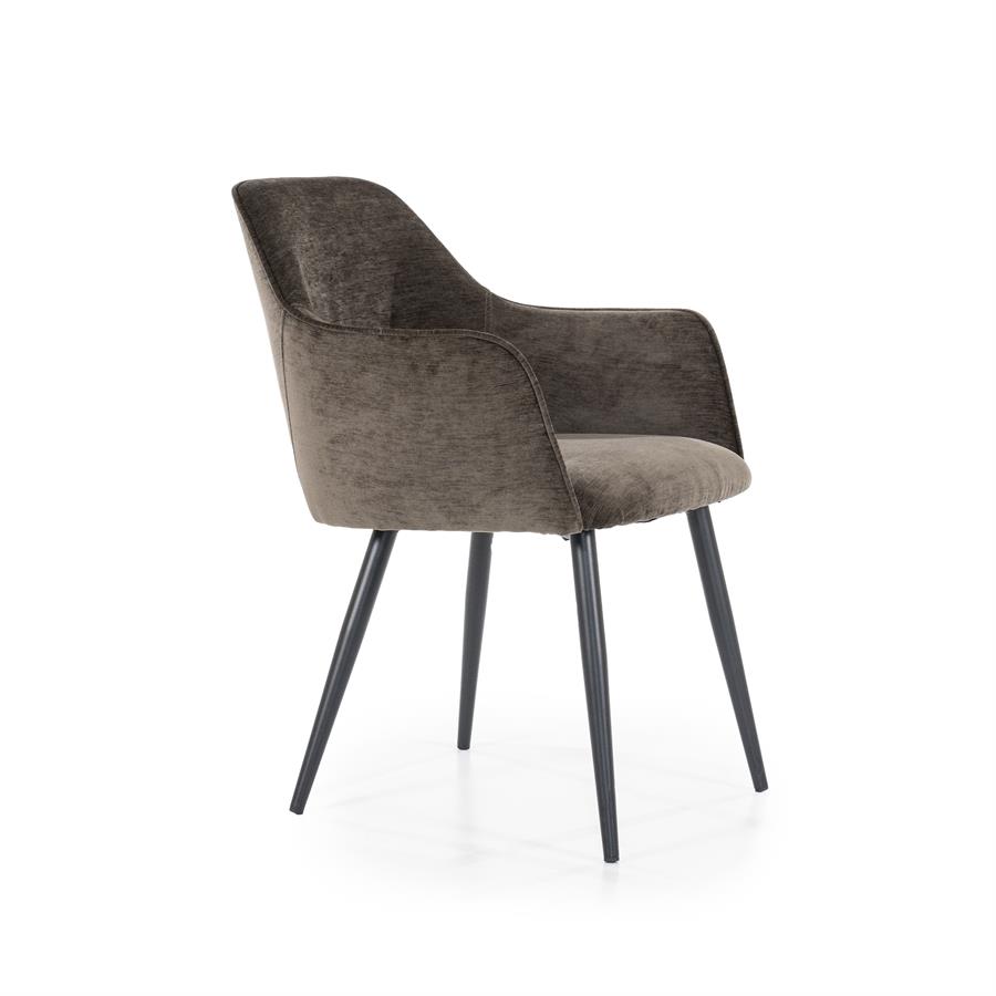 Stoel Esmee met arml. – bruin Mellow