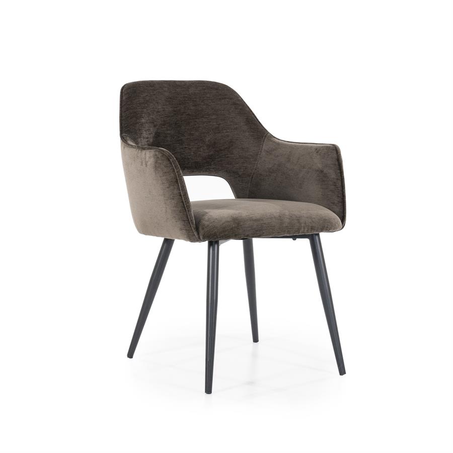 Stoel Esmee met arml. – bruin Mellow