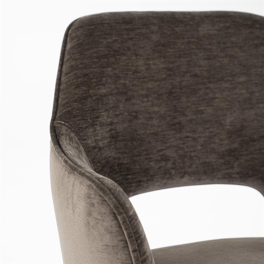 Stoel Esmee met arml. – bruin Mellow