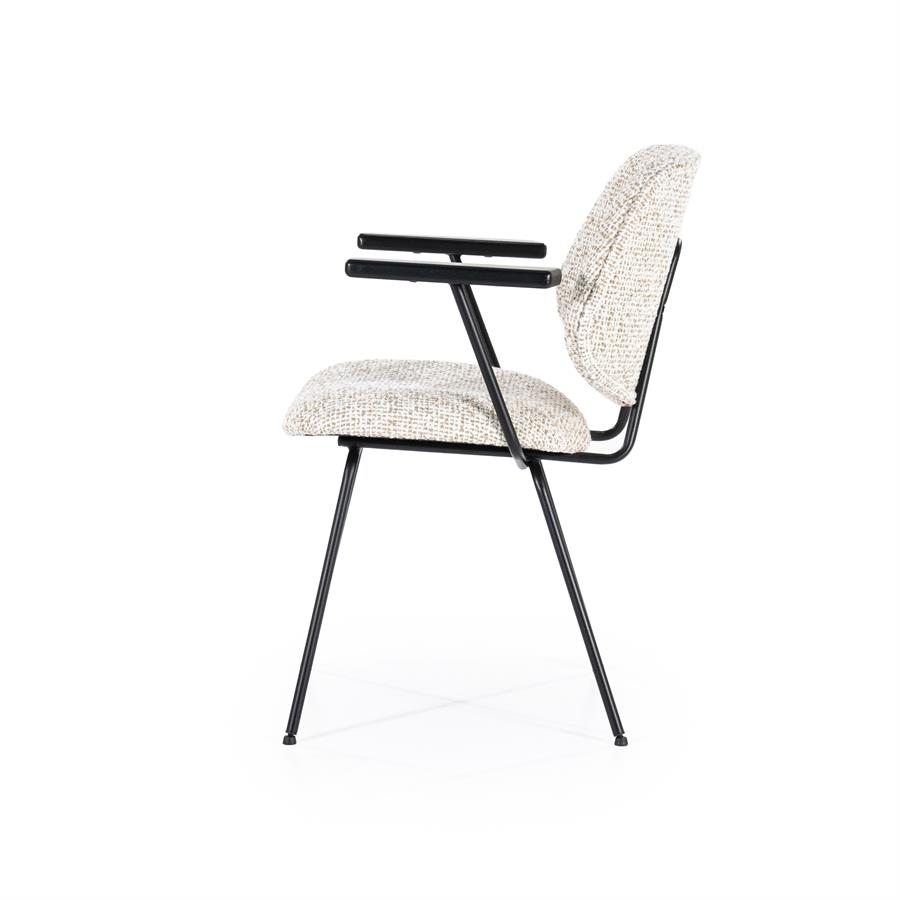Stoel Jon met arml – beige Maywood