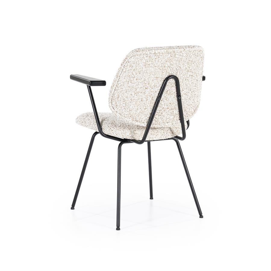 Stoel Jon met arml – beige Maywood