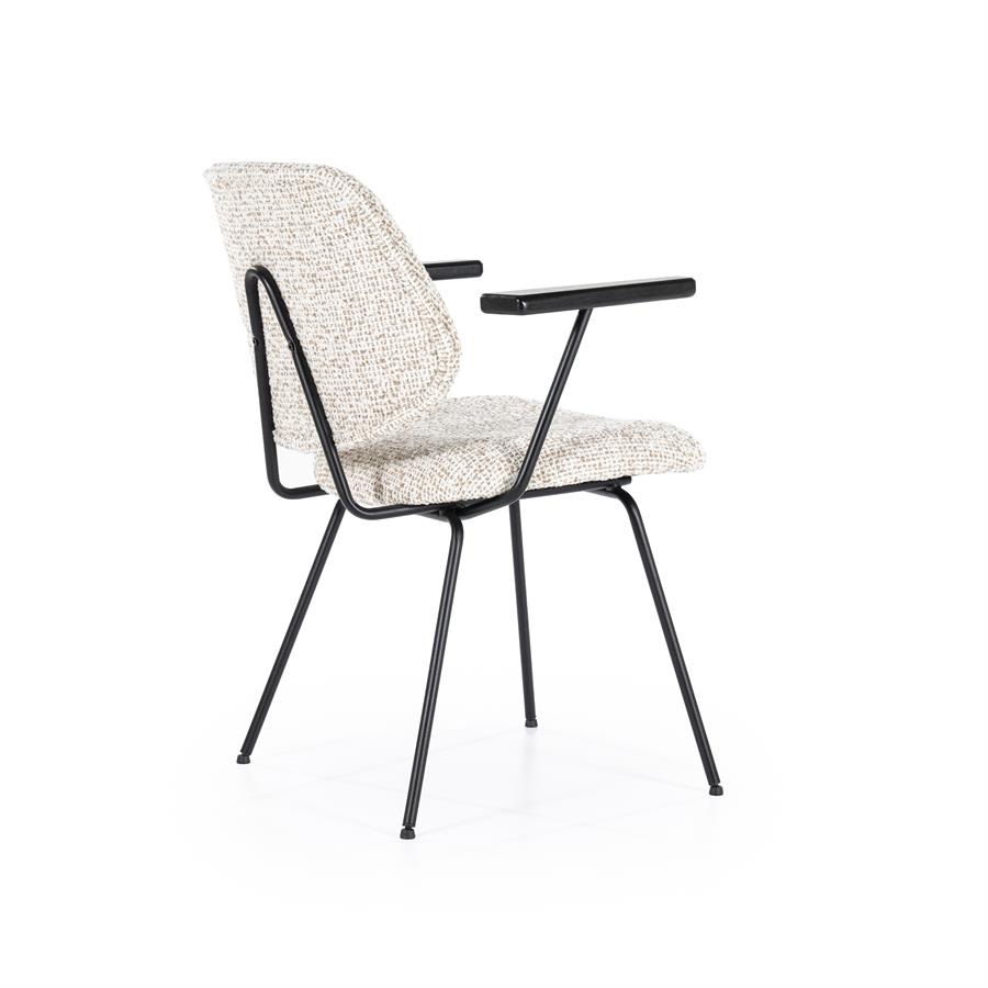 Stoel Jon met arml – beige Maywood