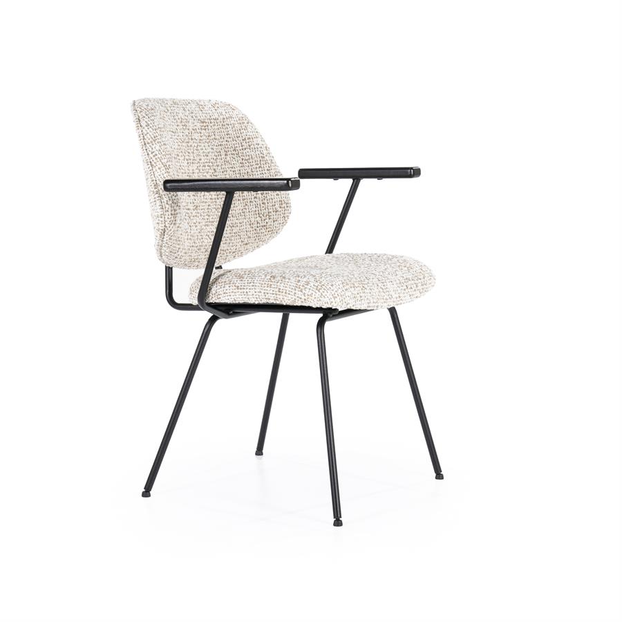 Stoel Jon met arml – beige Maywood