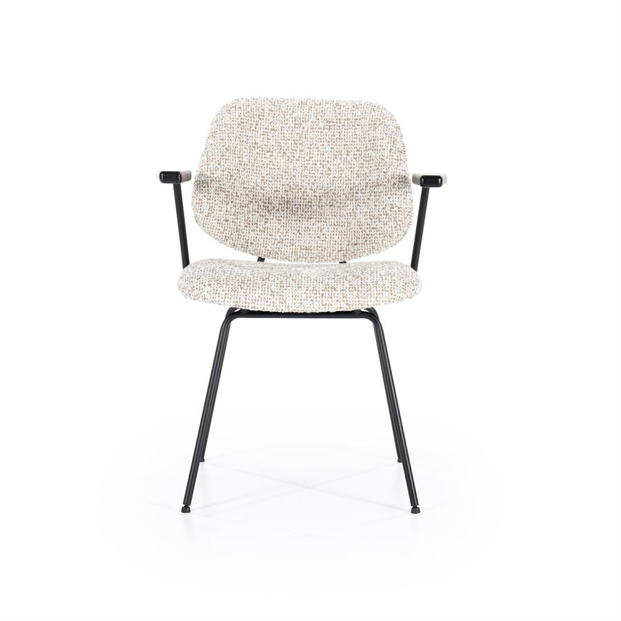 Stoel Jon met arml – beige Maywood