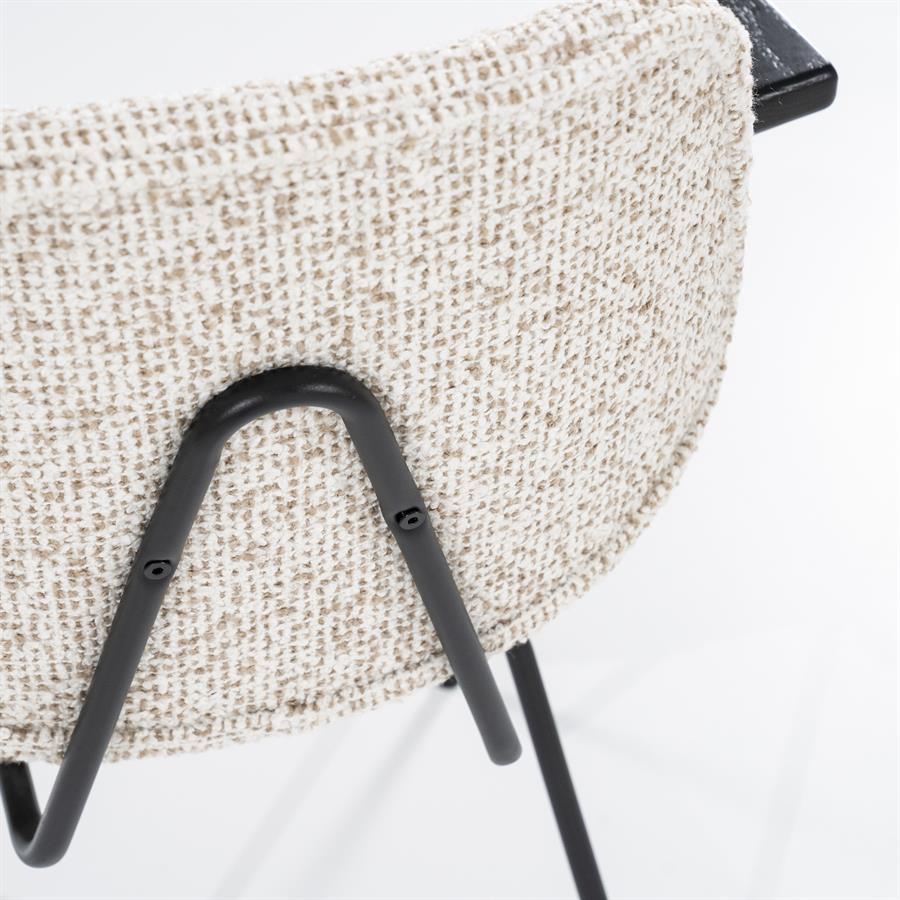 Stoel Jon met arml – beige Maywood