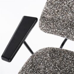 Stoel Jon met arml – taupe Maywood