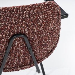 Stoel Jon met arml – rood Maywood
