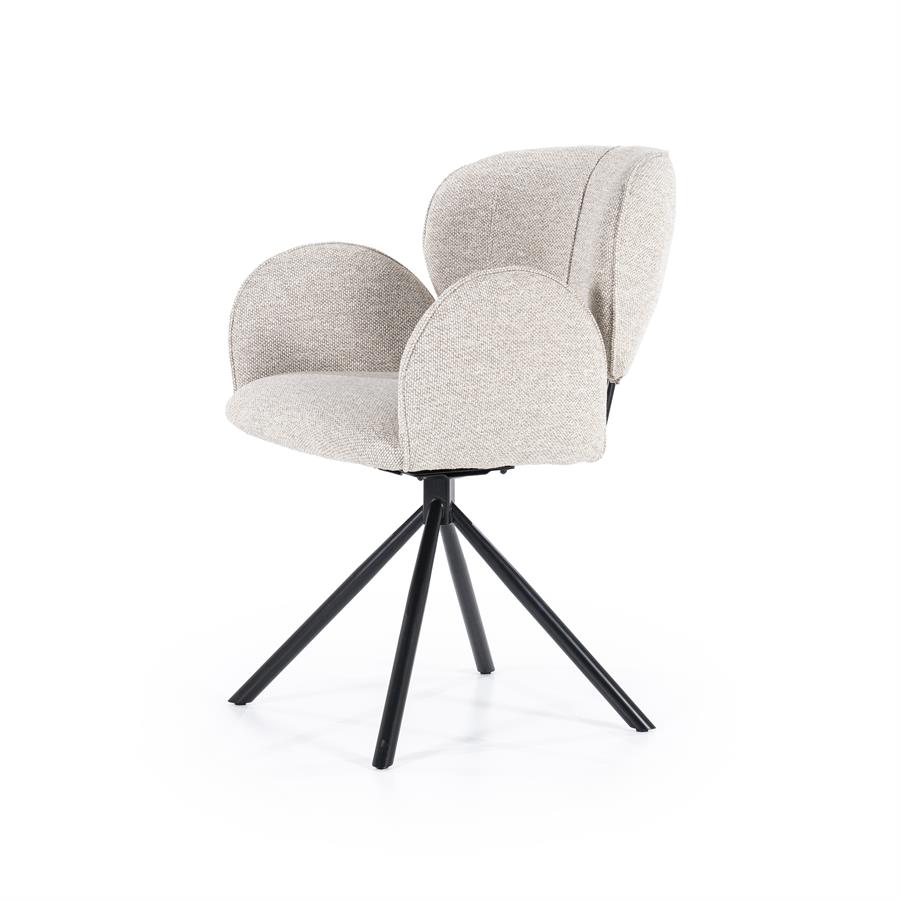 Stoel Rosalin – taupe Moon