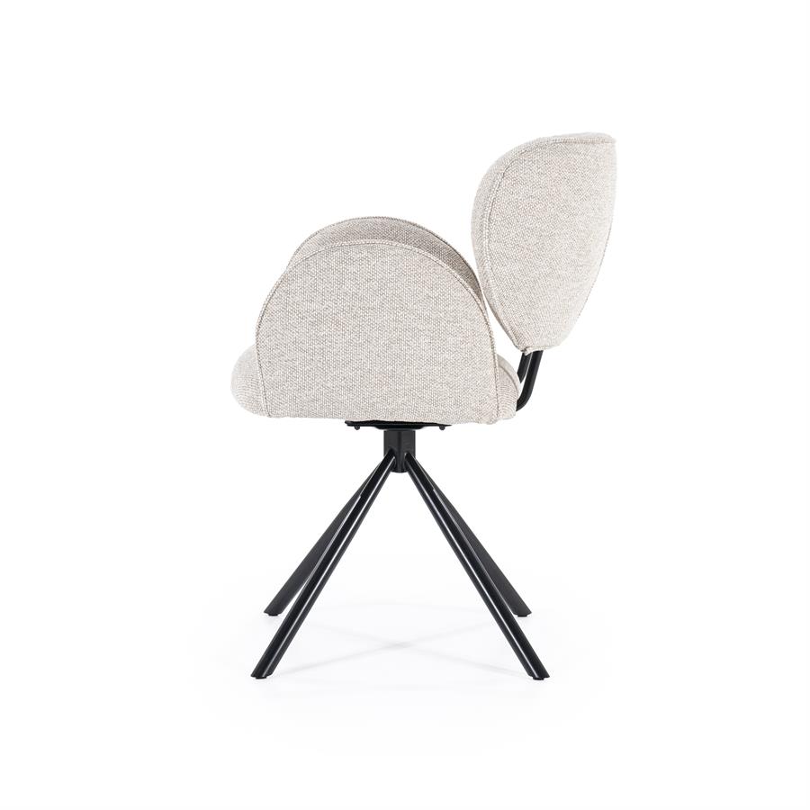 Stoel Rosalin – taupe Moon