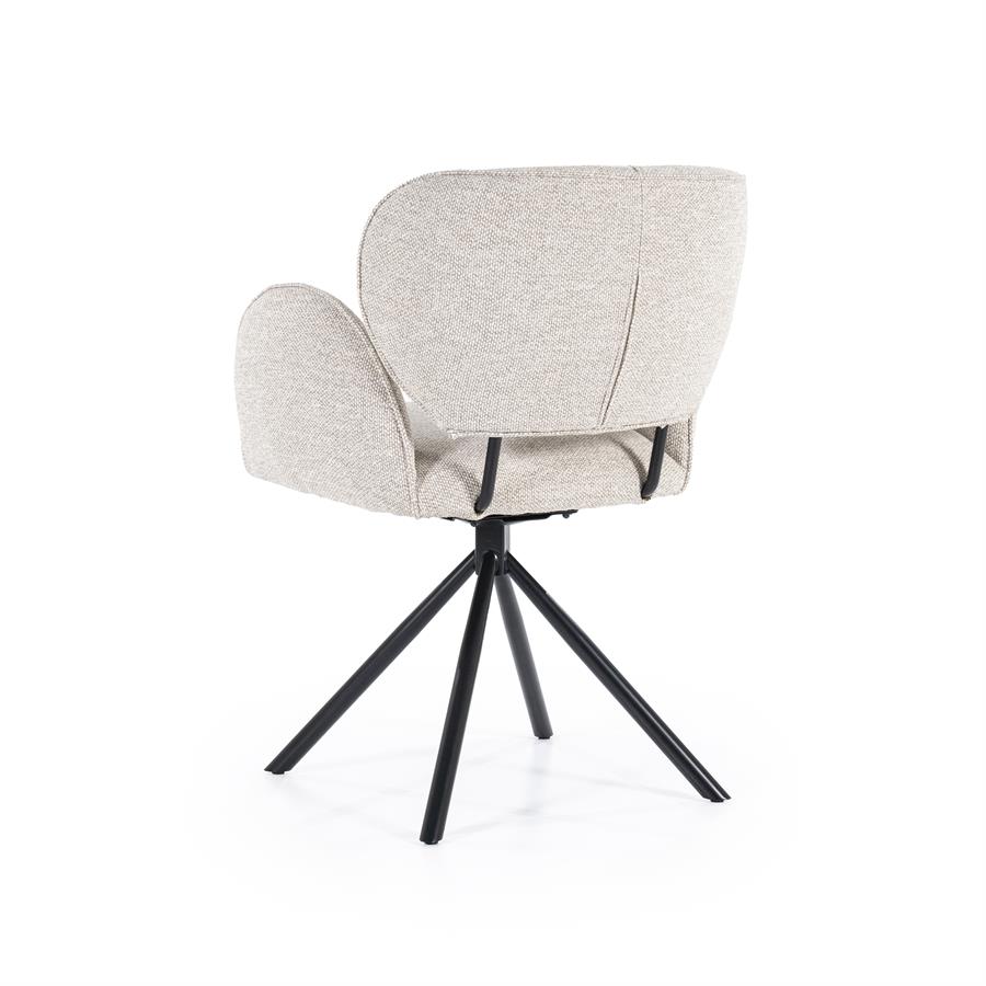 Stoel Rosalin – taupe Moon