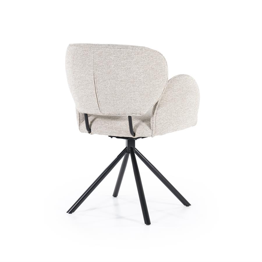 Stoel Rosalin – taupe Moon